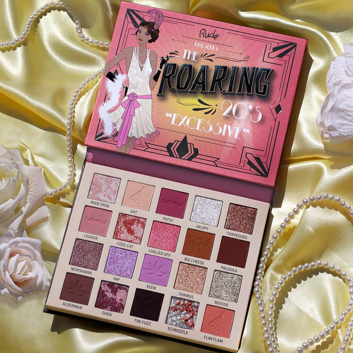 RUDE The Roaring 20's 20 Color Eyeshadow Palette