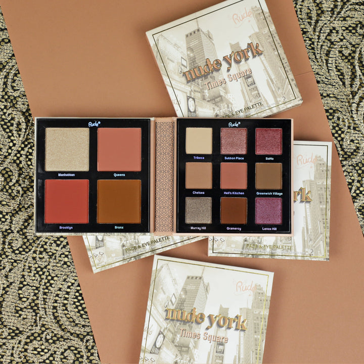 RUDE Nude York Face and Eye Palette