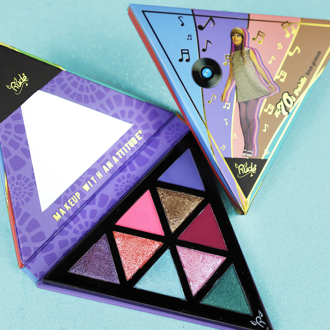 RUDE The 70s 09 Color Eyeshadow Palette