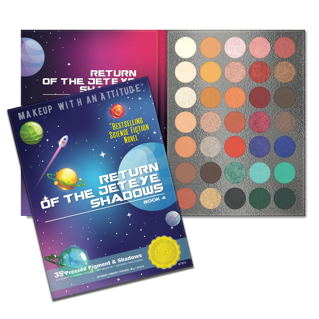 RUDE Return of the Jet 35 Color Eyeshadow Palette Book 4