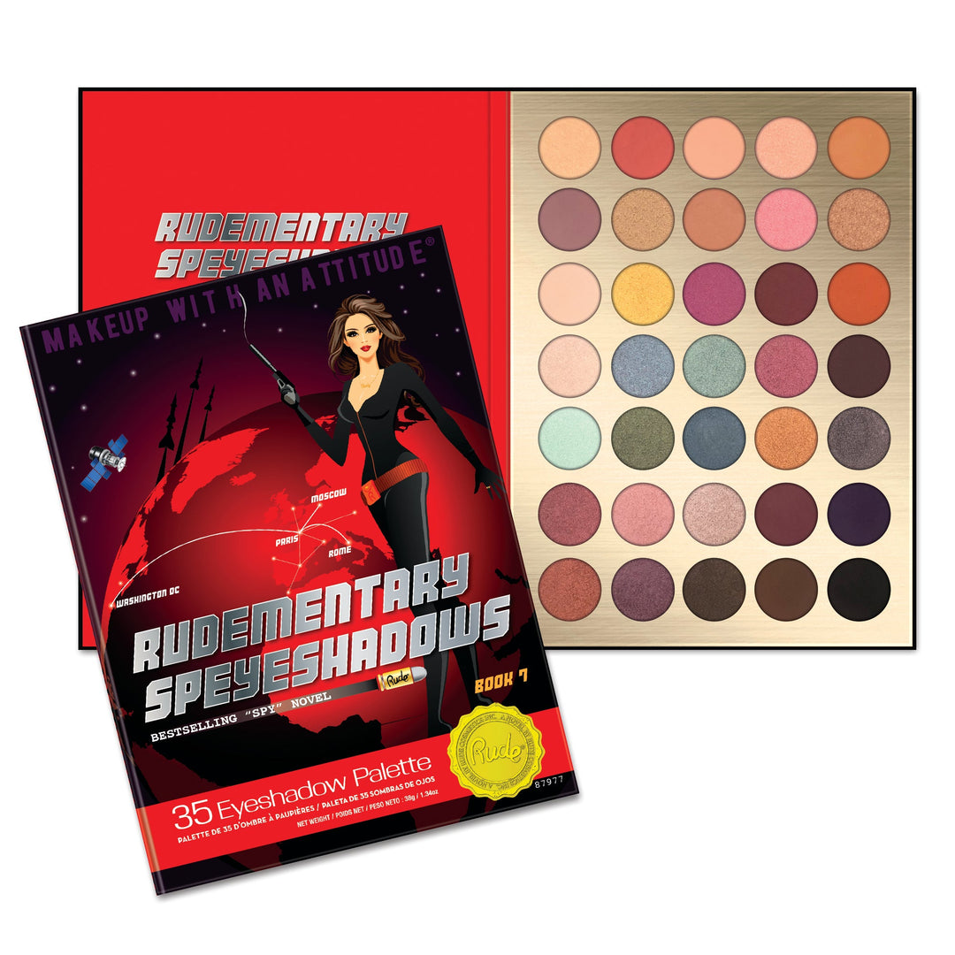 RUDE Rudementary Speyeshadows 35 Color Eyeshadow Palette Book 7