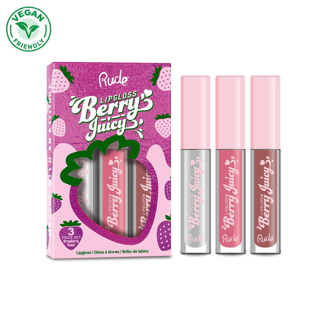 RUDE Berry Juicy Lip Gloss Set