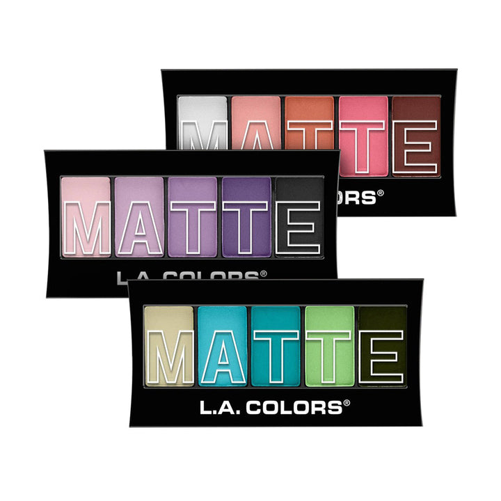 LACOLORS Color Matte 5 Color Eyeshadow Palette