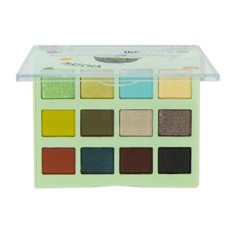 LACOLORS CES435 Matcha Mix 12 Color Eyeshadow Palette