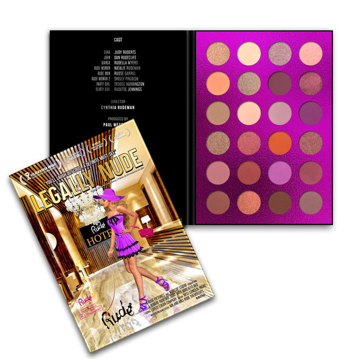 RUDE Legally Nude 24 Color Eyeshadow Palette
