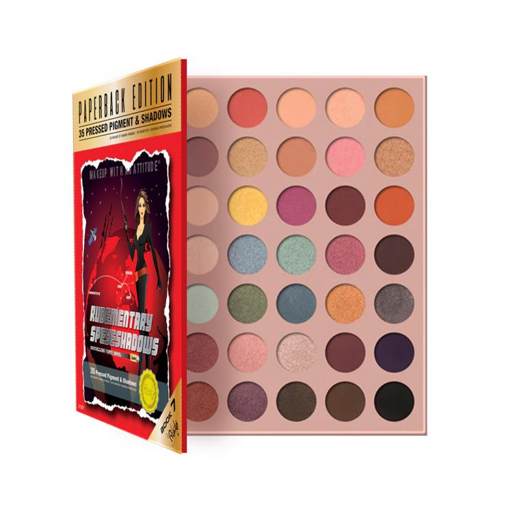 RUDE Rudementary Speyeshadows 35 Color Eyeshadow Palette Paperback Edition