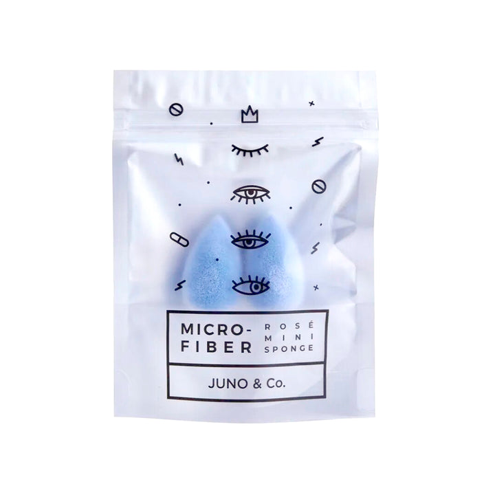 JUNO&CO Microfiber Velvet Mini Sponge Twin Pack