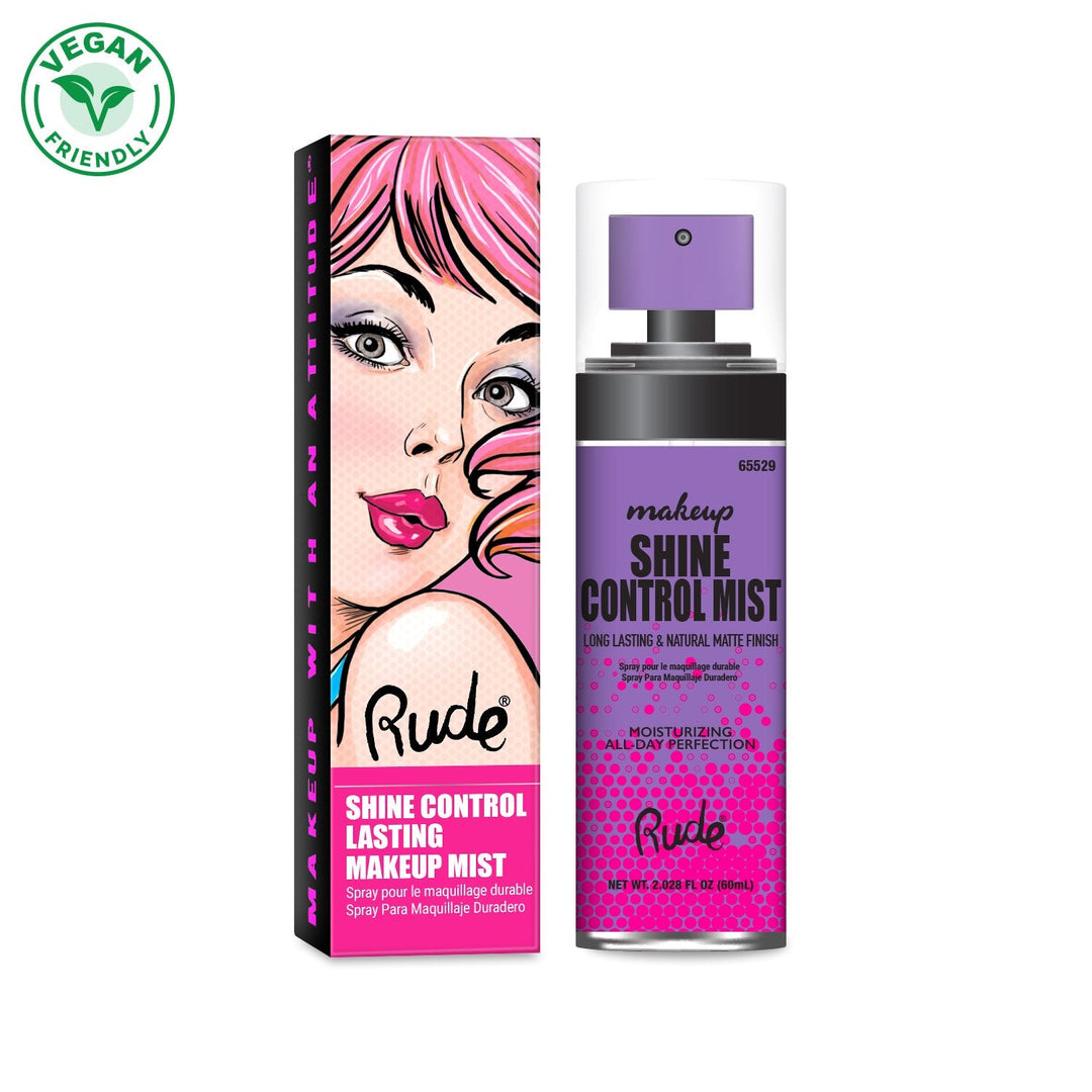 RUDE Shine Control Lasting Makeup Mist