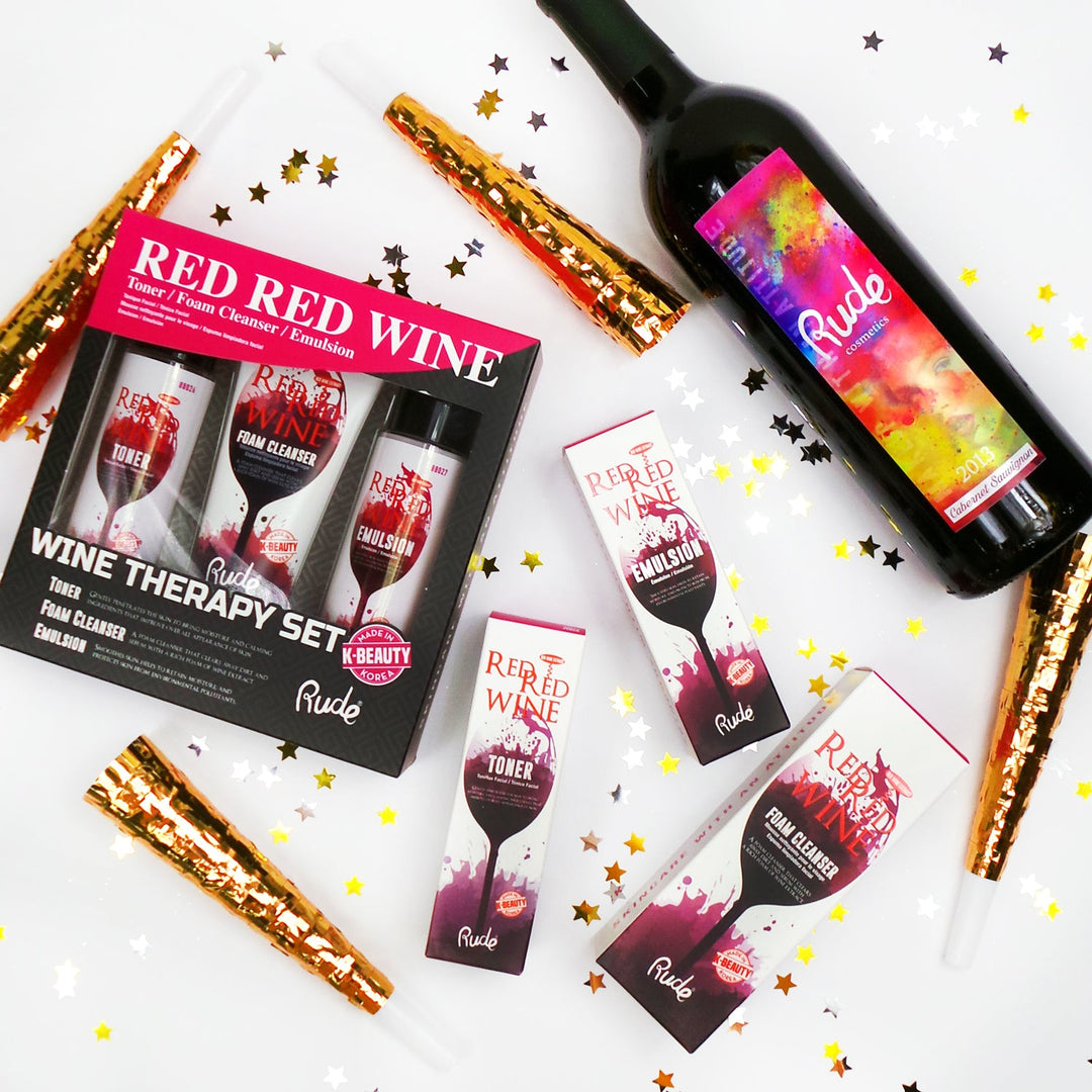 RUDE Red Red Wine Therapy Set